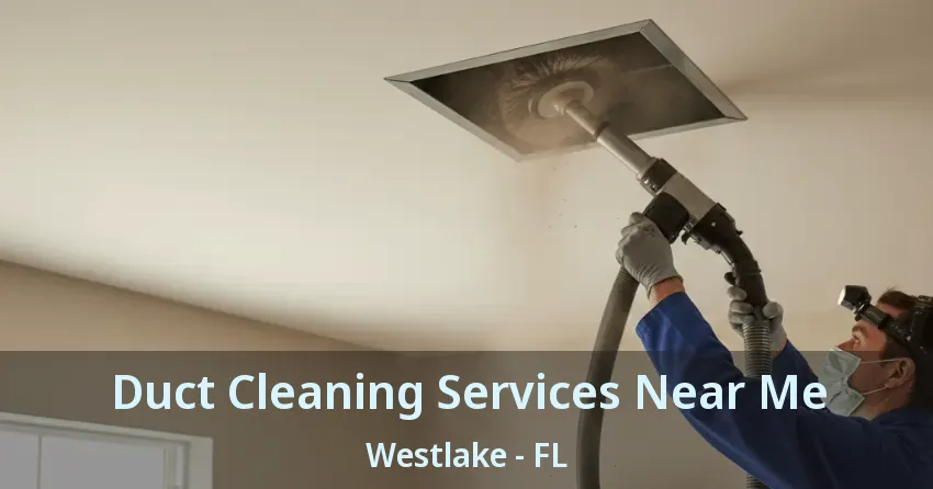 Duct Cleaning Services Near Me Westlake - FL