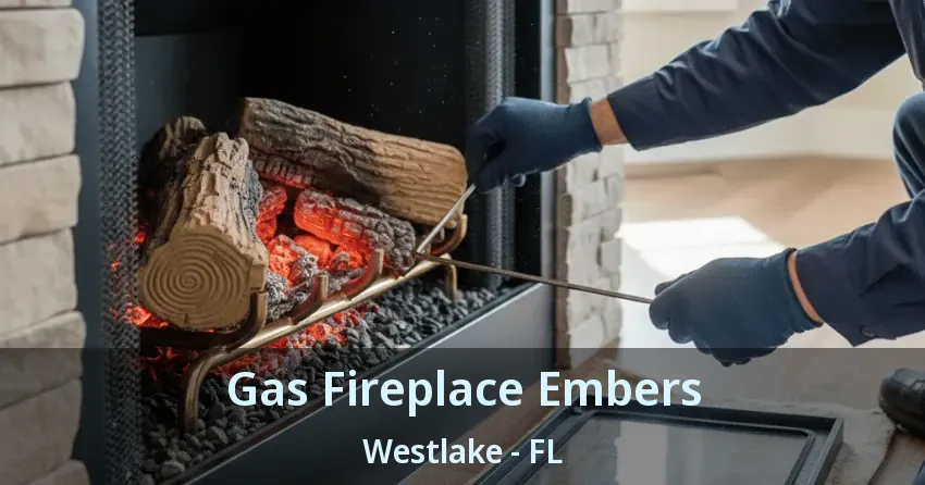 Gas Fireplace Embers Westlake - FL