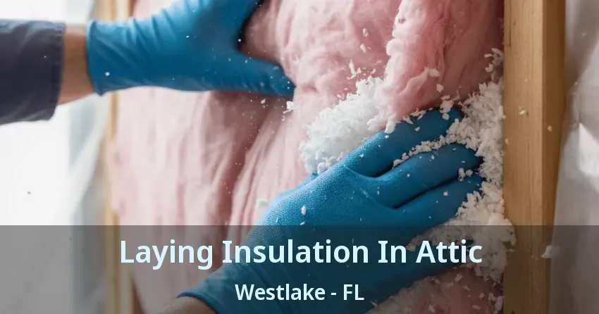 Laying Insulation In Attic Westlake - FL