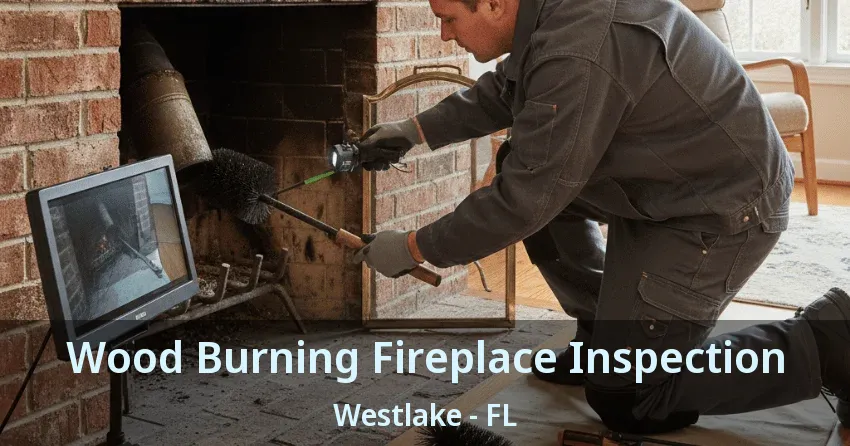 Wood Burning Fireplace Inspection Westlake - FL